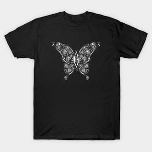 MetEyeMorph Butterfly Crying Eye Line Art T-Shirt